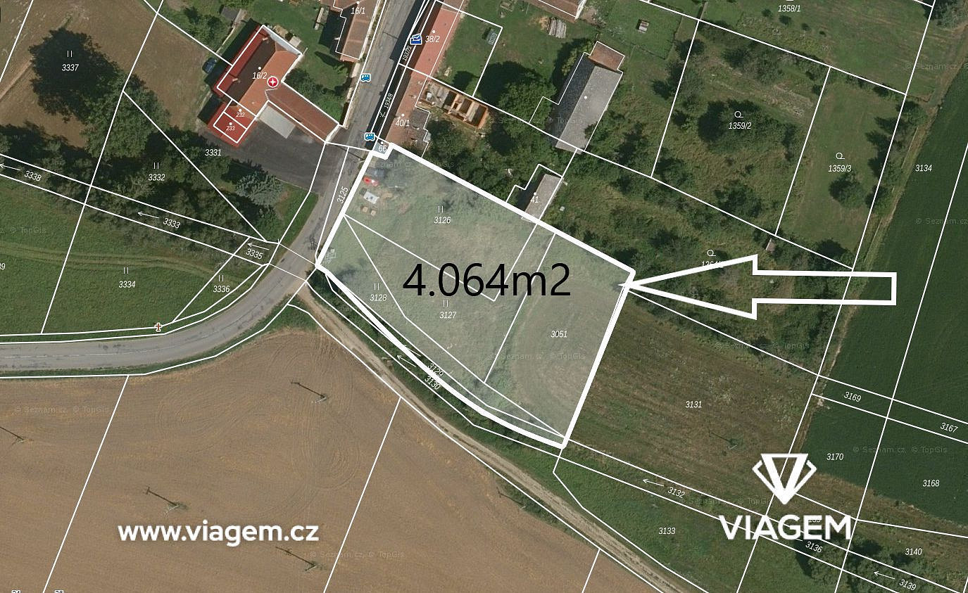 Prodej zahrady 2 032 m² – fotografie 2