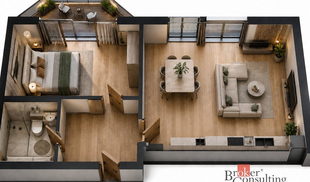 Prodej bytu 2+kk 47 m², Ostrava – náhled fotky 2