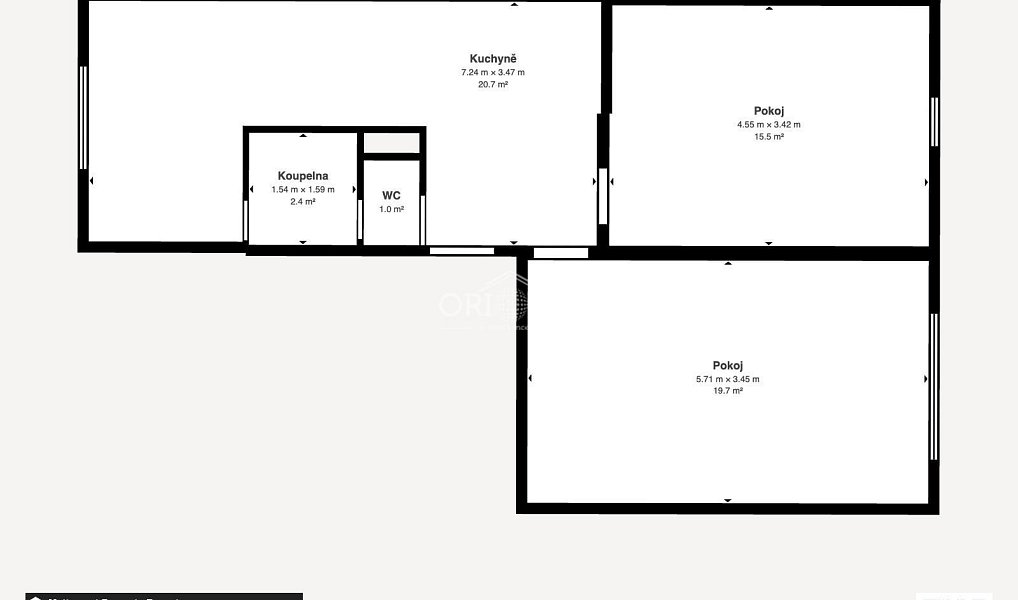 Prodej bytu 2+1 60 m², Chomutov – náhled fotky 7