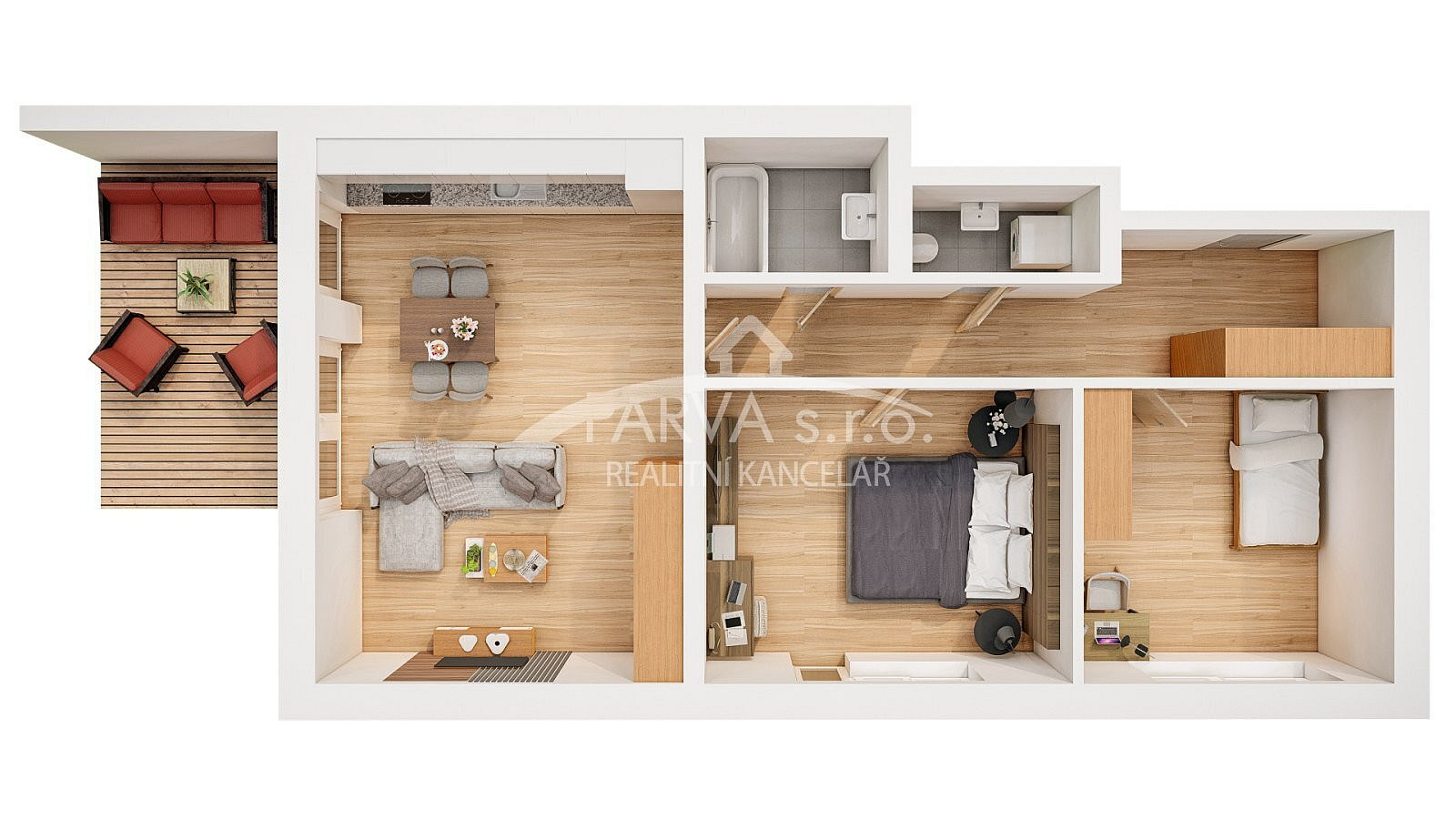 Prodej bytu 3+kk 73 m² – fotografie 3