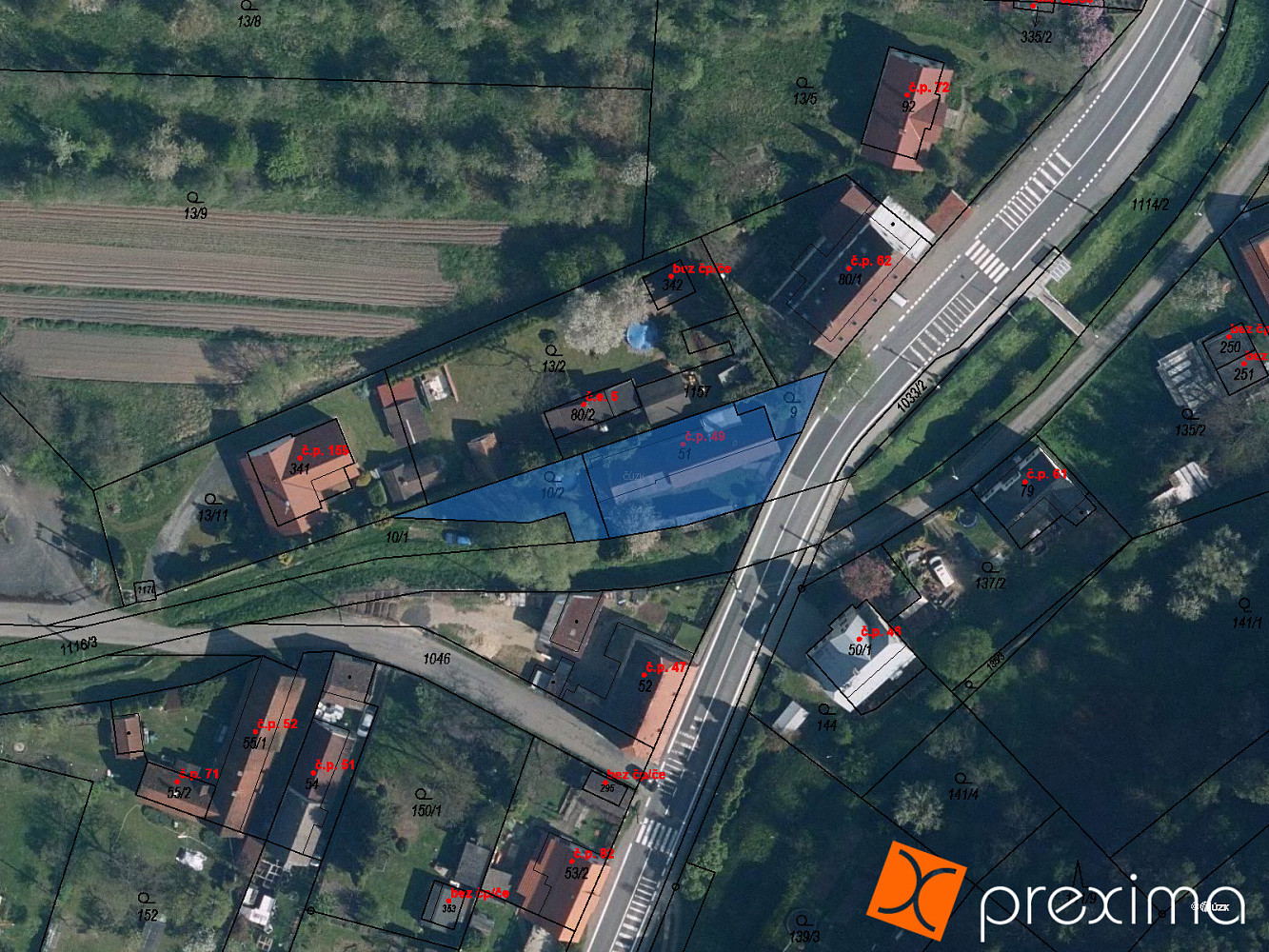 Prodej domu 160 m² s pozemkem 7 730 m² – pohled 2
