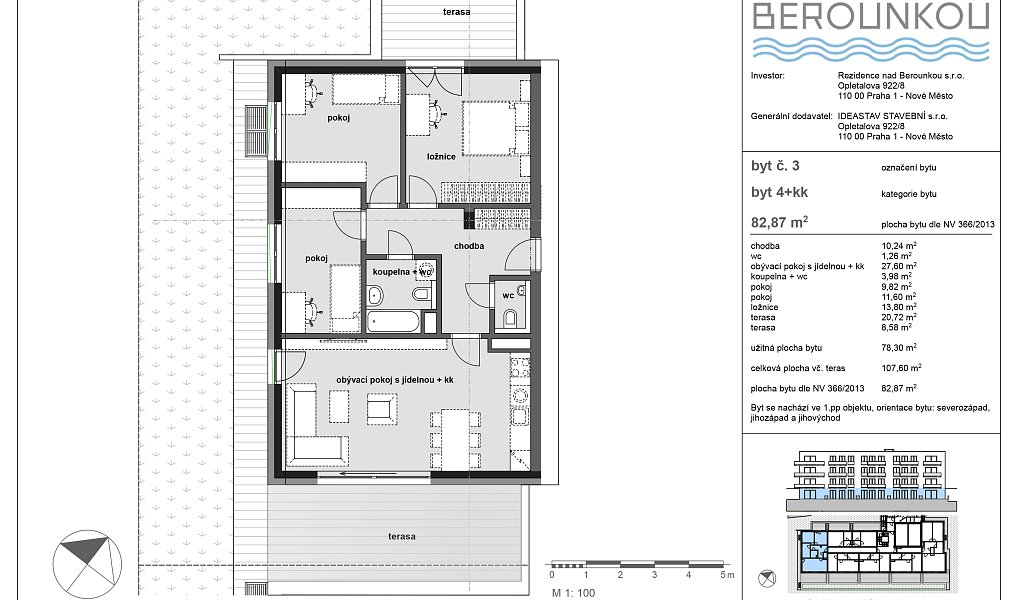 Prodej bytu 4+kk 78 m², Praha – náhled fotky 2