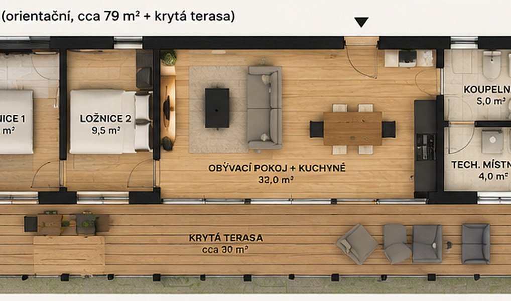 Prodej chaty/chalupy 84 m² s pozemkem 1 392 m², Plzeň – náhled fotky 6