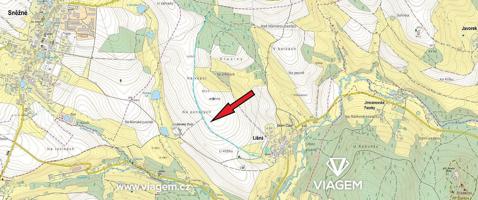 Prodej pole 4 611 m²