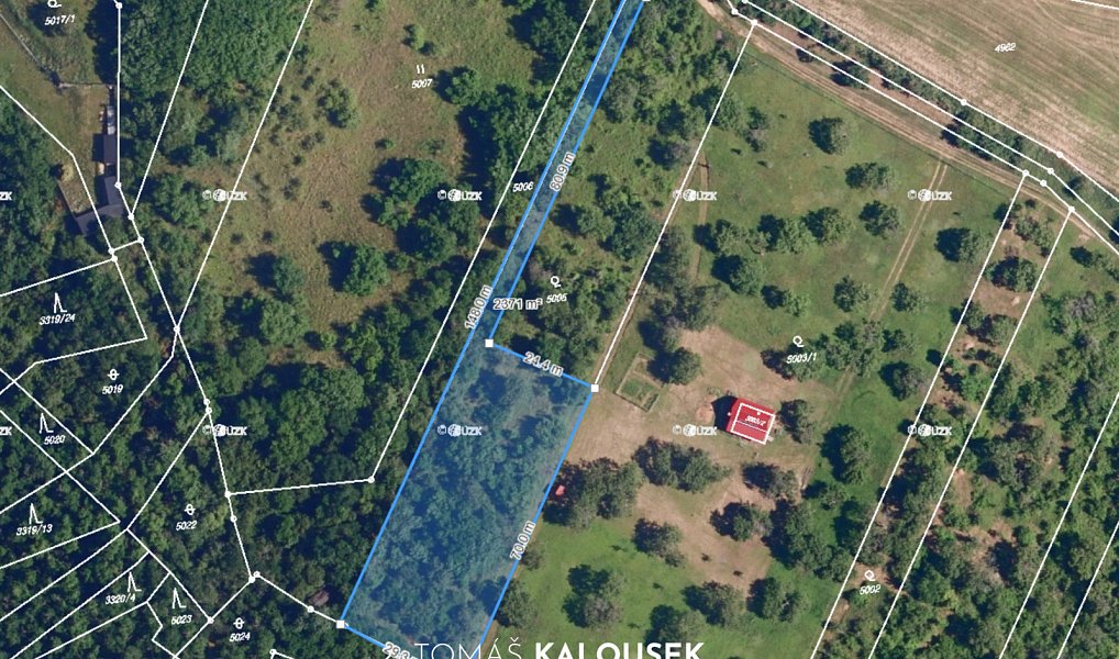 Prodej zahrady 2 371 m², Dolní Kounice – náhled fotky 4
