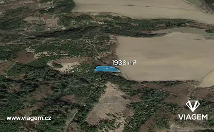 Prodej lesa 1 292 m², Řendějov, okres Kutná Hora