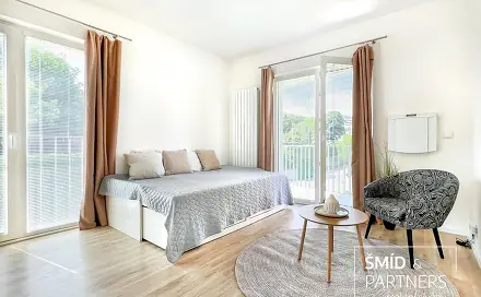 Prodej bytu 1+kk 32 m², Novovysočanská, Praha 9 - Libeň