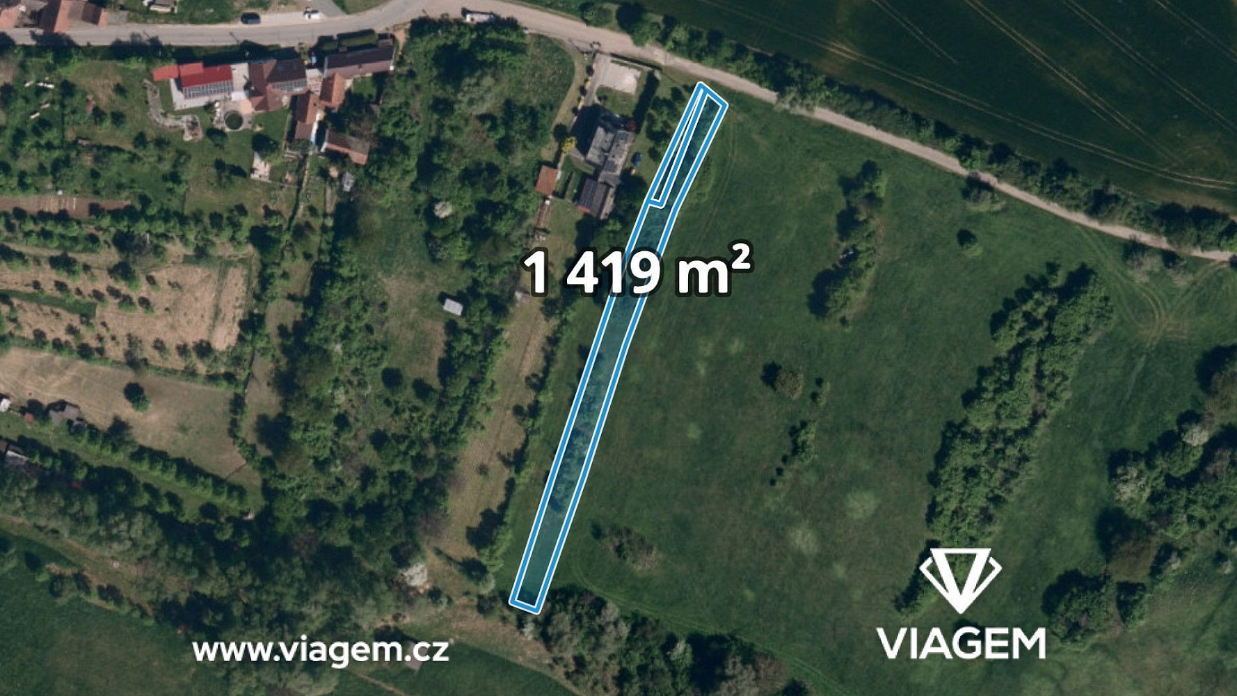Prodej zahrady 886 m²