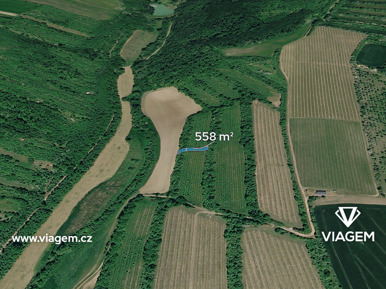 Prodej pole 558 m²