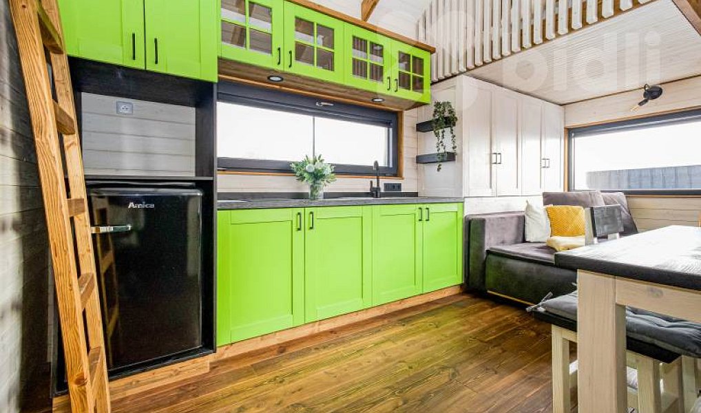 Prodej tiny house 20 m2 - plně vybavený, 2 loft na spaní, koupelna se sprchou, Přelouč – náhled fotky 23
