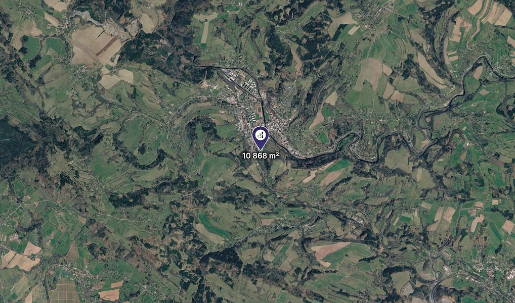 Prodej komerčního pozemku 10 868 m², Semily – náhled fotky 9