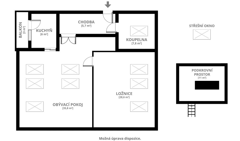 Prodej bytu 2+1 87 m², Praha – náhled fotky 6