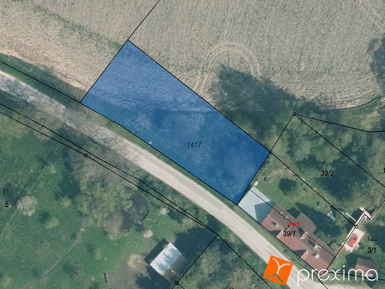 Prodej stavebního pozemku 466 m²