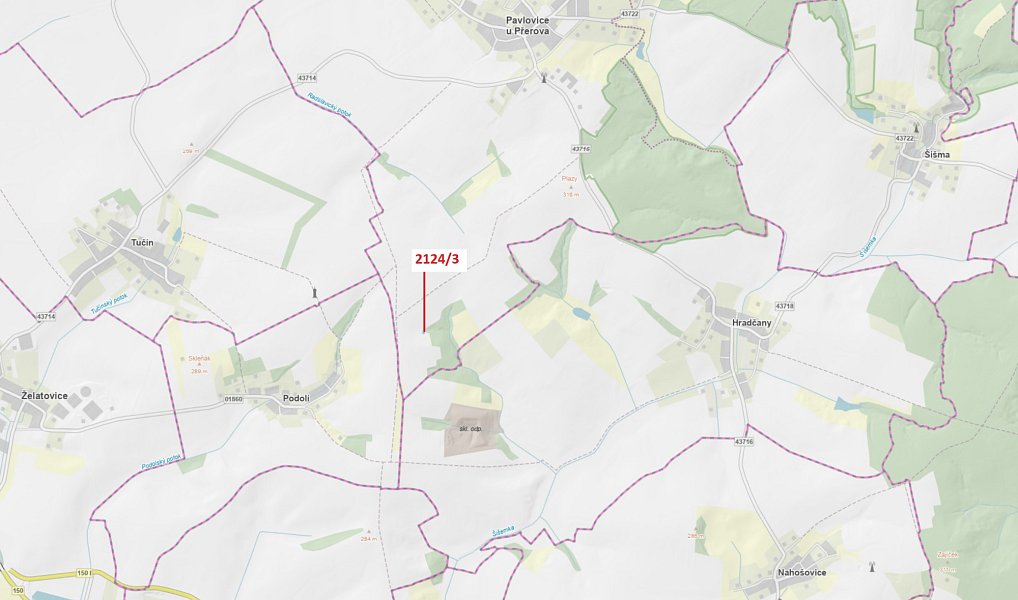 Dražba lesa, 140 m², Přerov, Podolí