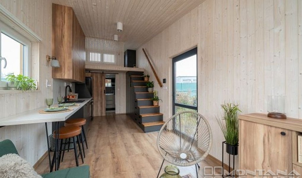 Novostavba celoročně obyvatelného Tiny house s loftem na spaní, Olomouc – náhled fotky 7