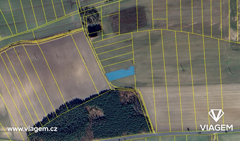 Prodej pole 454 m², Konárovice – náhled fotky 4