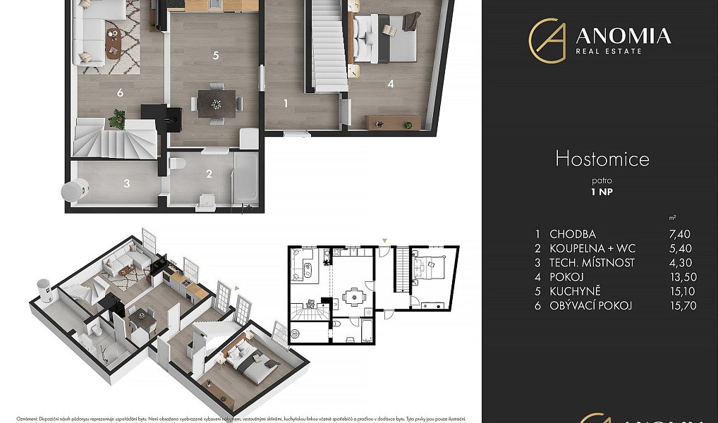 Prodej domu 200 m² s pozemkem 306 m², Hostomice – náhled fotky 4