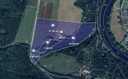 Prodej pole 70 676 m², Zbečno, okres Rakovník