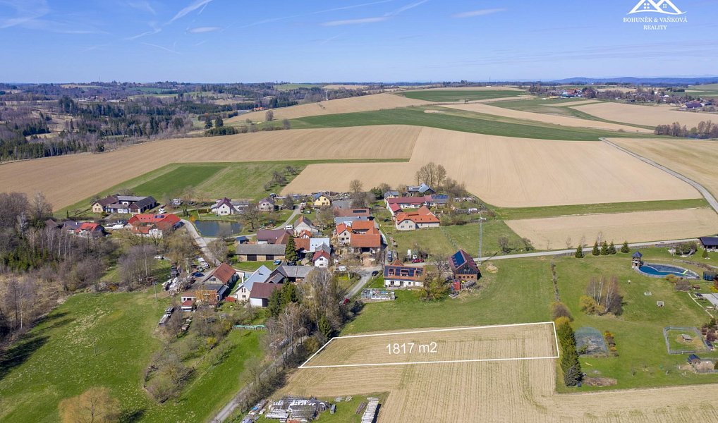 Prodej stavebního pozemku 1 817 m², Horní Krupá – náhled fotky 9