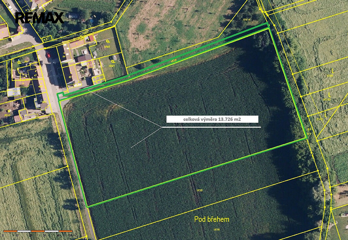 Prodej pole 13 726 m² – fotografie 2