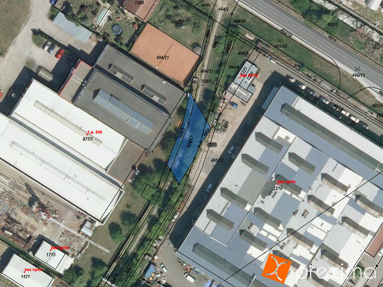 Prodej komerčního pozemku 78 m²