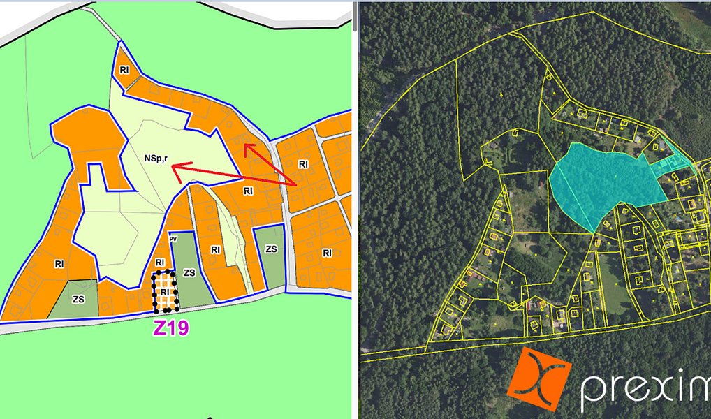 Prodej zahrady 10 098 m², Kytín – náhled fotky 2
