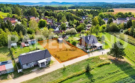 Prodej stavebního pozemku 1 032 m², Olešná, okres Písek