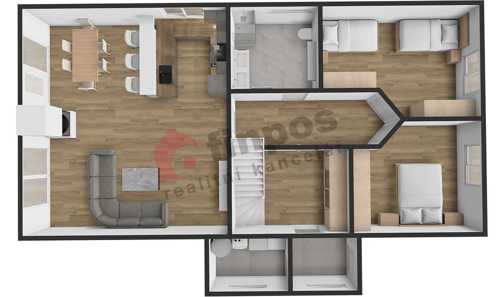 Prodej domu 214 m² s pozemkem 602 m², Načeradec – náhled fotky 2