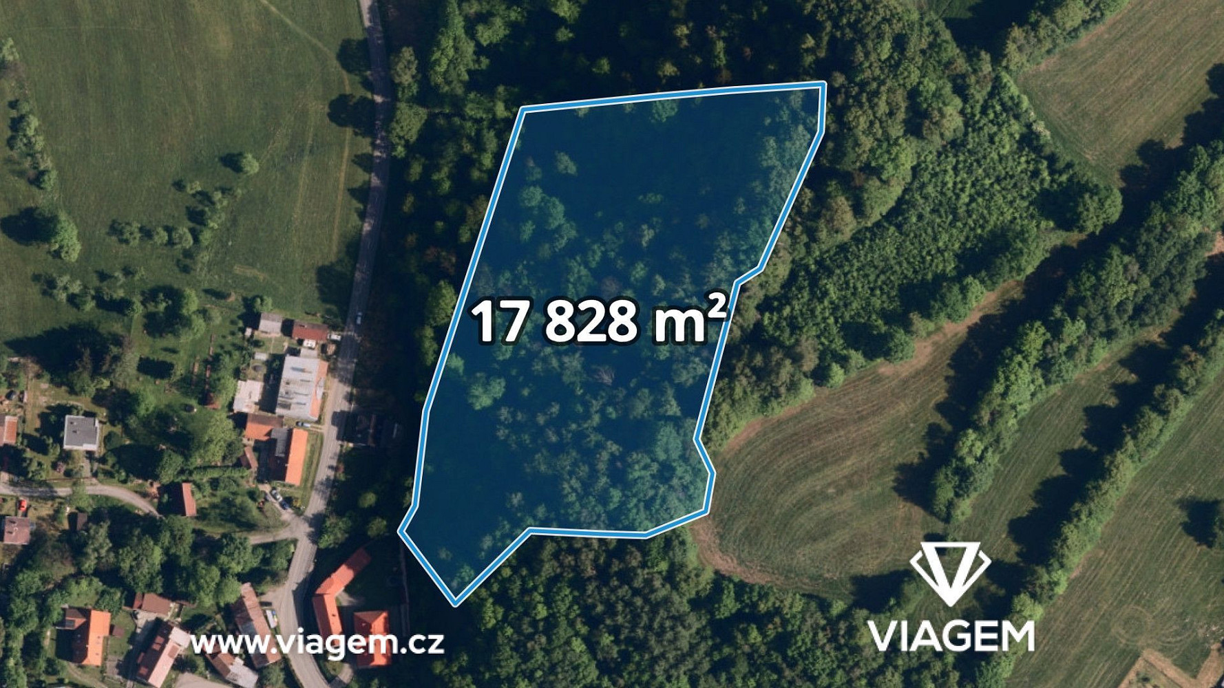 Prodej lesa 4 457 m²