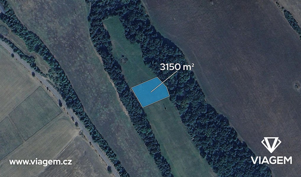 Prodej pole 1 575 m², Tvarožná Lhota – náhled fotky 2