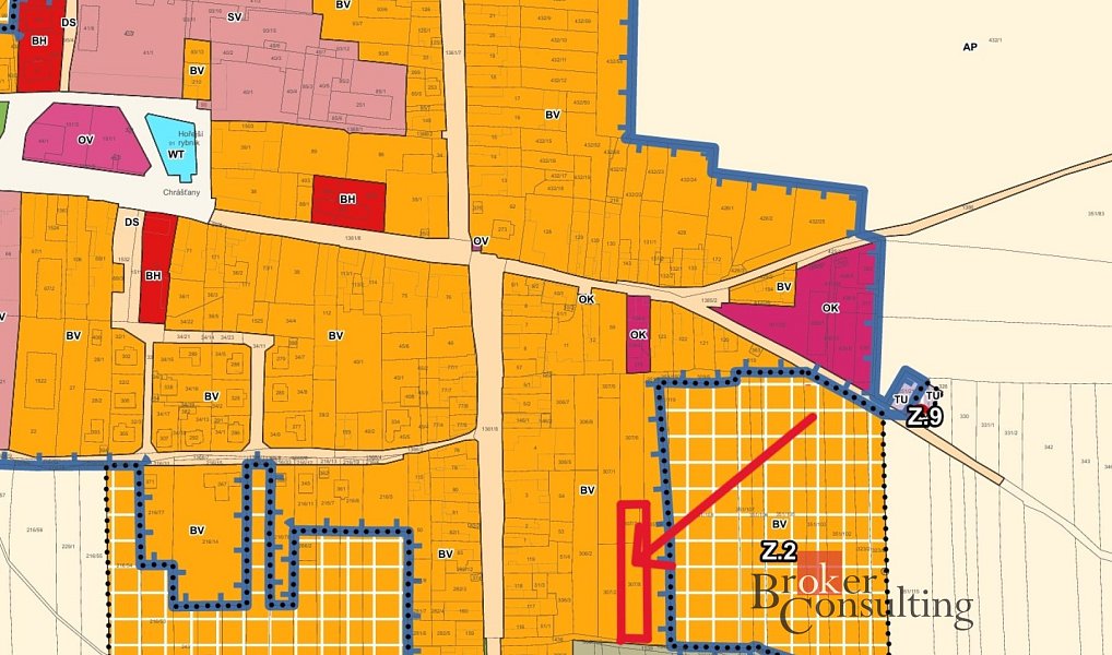 Prodej stavebního pozemku 1 399 m², Chrášťany – náhled fotky 10