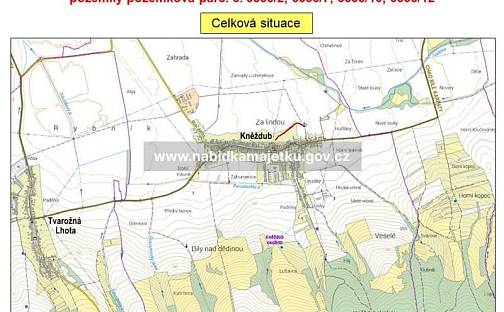 Prodej pozemku 1 813 m², Kněždub, okres Hodonín
