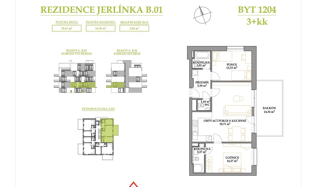 Prodej bytu 3+kk 85 m², Brno – náhled fotky 2