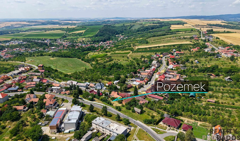 Prodej stavebního pozemku 1 206 m², Vážany – náhled fotky 3