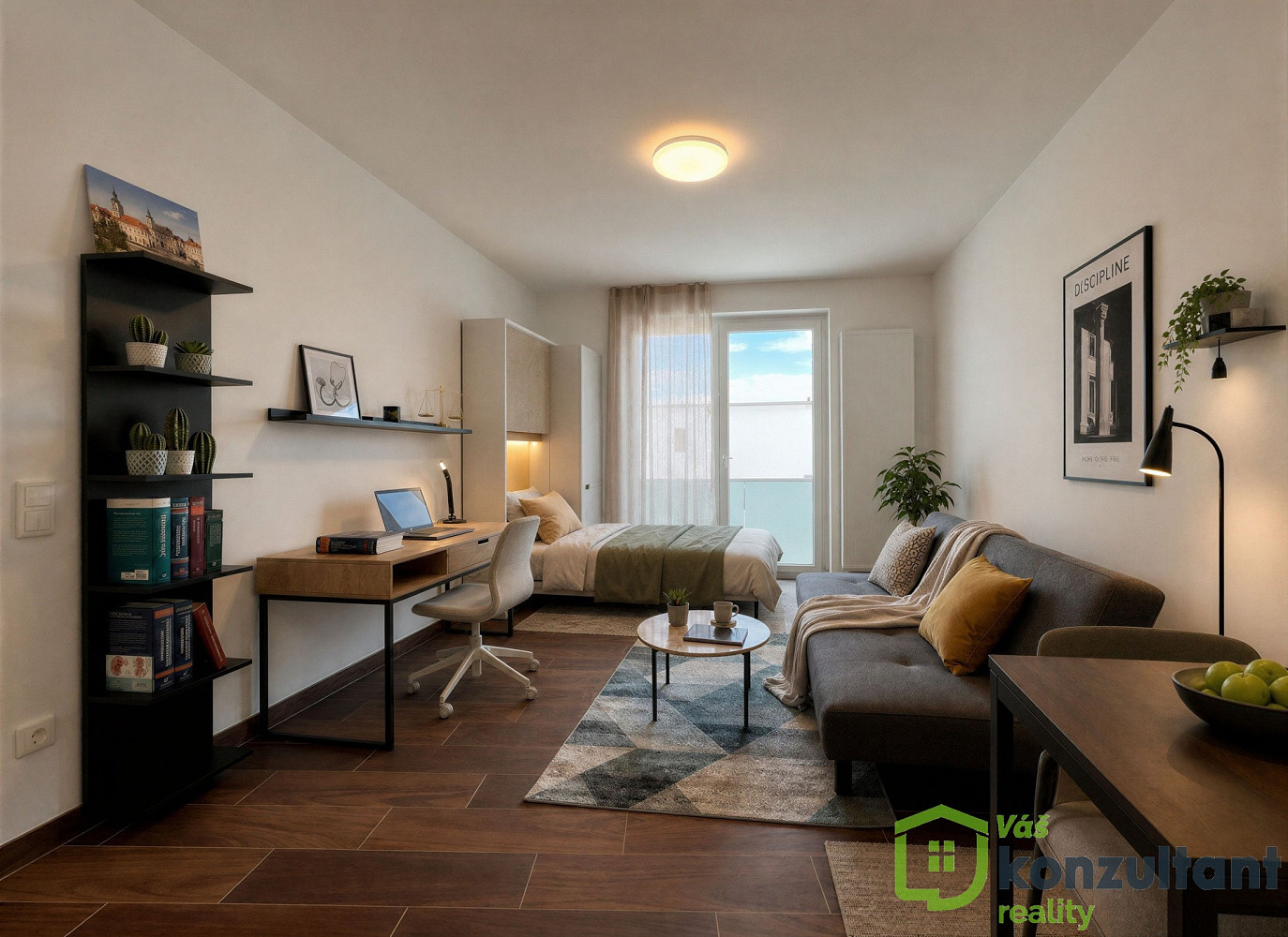 Pronájem bytu 1+kk 35 m² — photo 3
