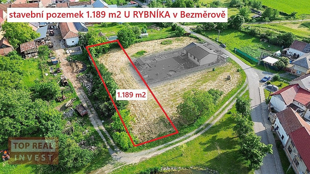 Prodej stavebního pozemku 1 189 m²