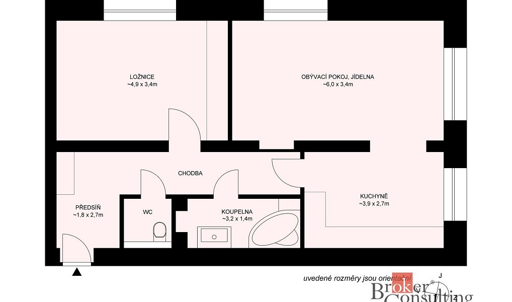 Prodej bytu 2+1 68 m², Třeboň – náhled fotky 16