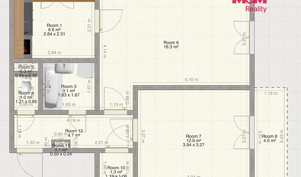 Prodej bytu 2+1 54 m², Příbram – náhled fotky 19
