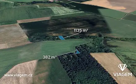 Prodej zahrady 379 m², Prostějovičky, okres Prostějov