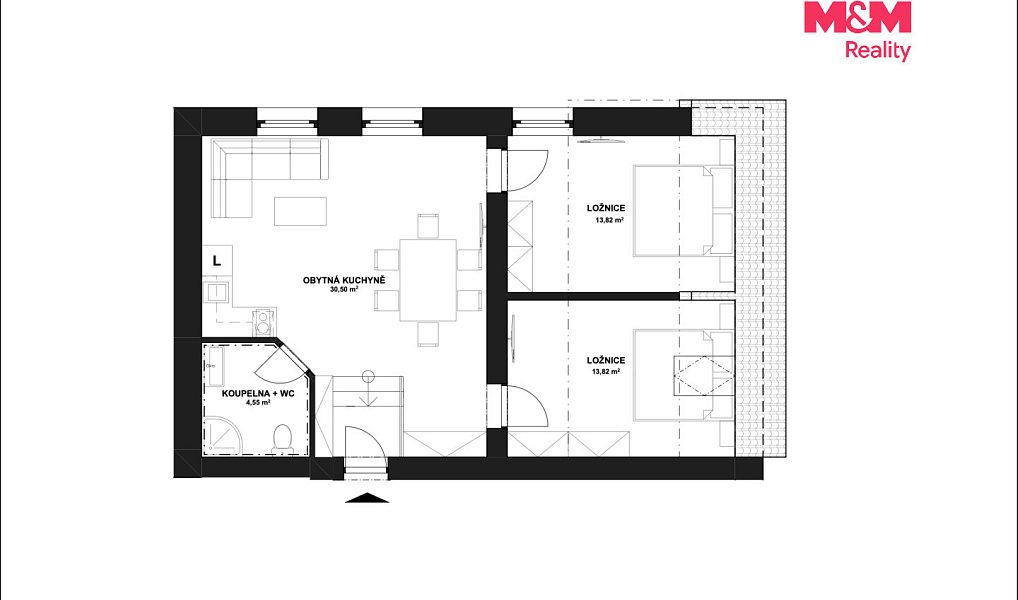 Prodej bytu 2+kk 62 m², Horní Lhota – náhled fotky 14