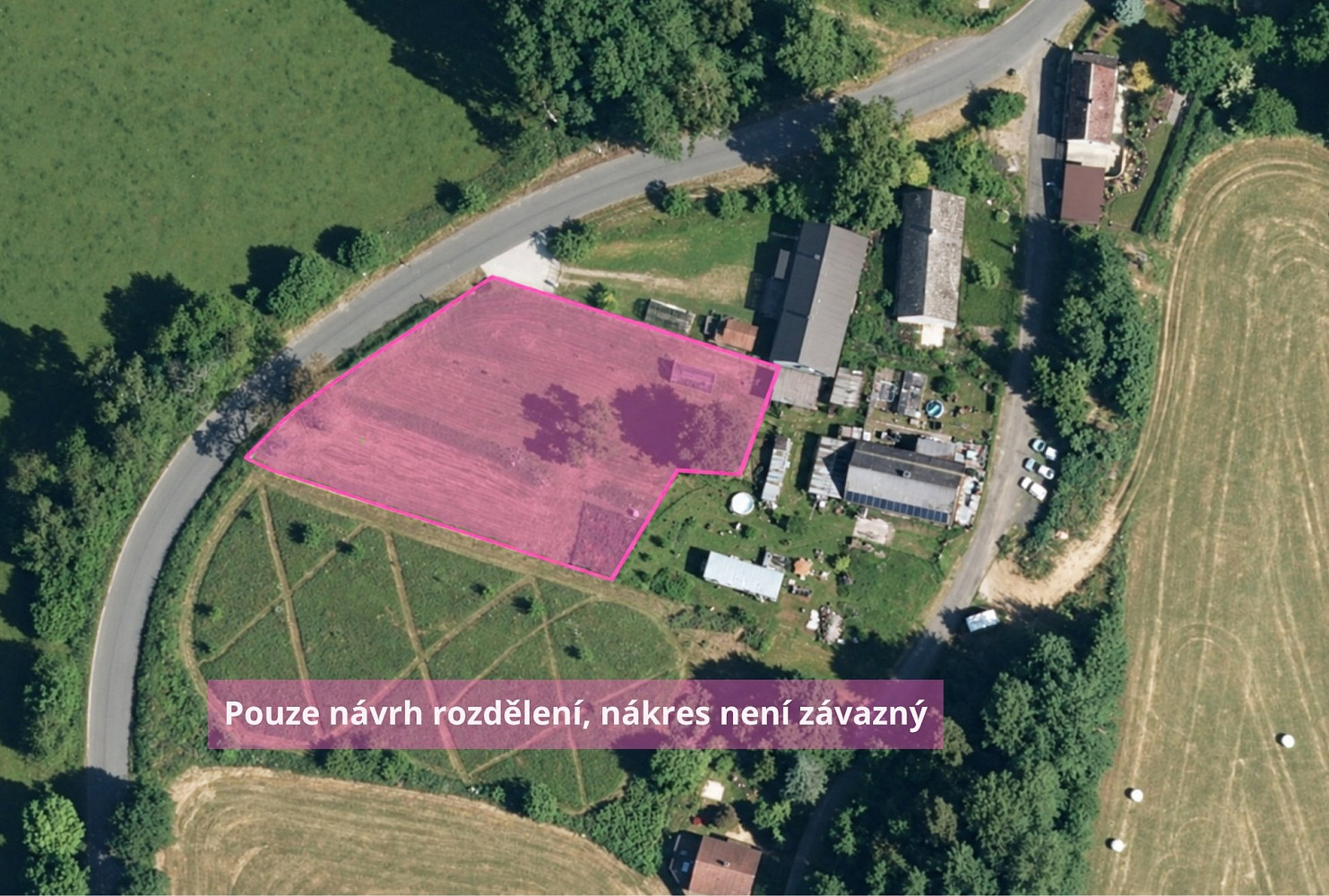 Prodej stavebního pozemku 1 961 m²
