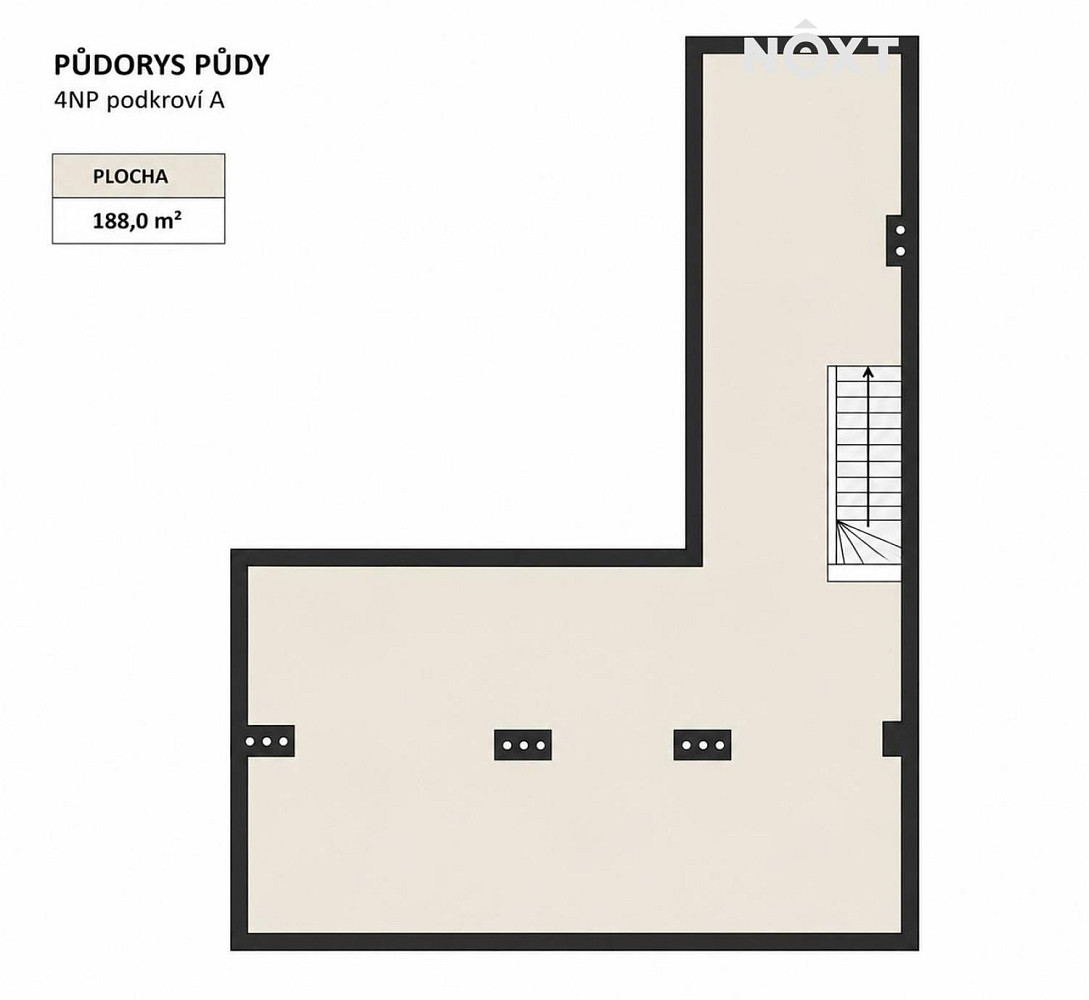 Prodej ostatní půdní prostor, 188m2, praha, praha 2, nusle — photo 4