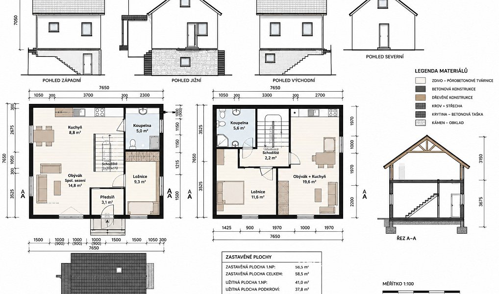 Prodej chaty/chalupy 78 m² s pozemkem 55 m², Pohoří – náhled fotky 11