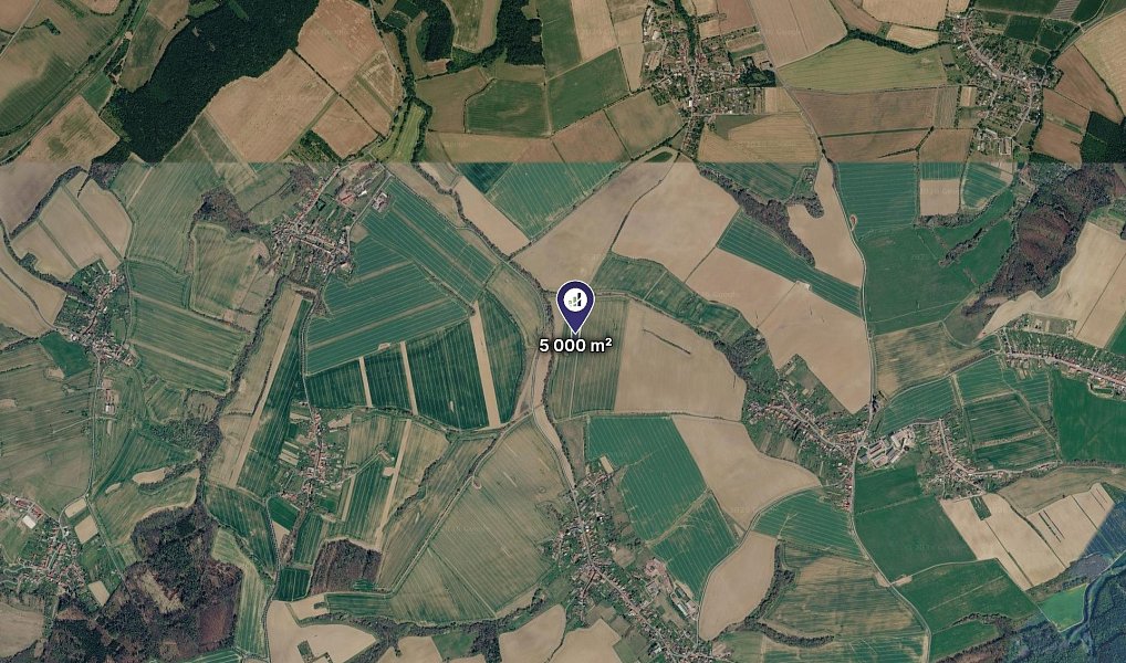 Prodej pole 5 000 m², Lubná – náhled fotky 2