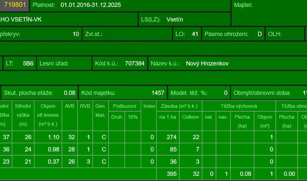 Prodej lesa 21 241 m², Nový Hrozenkov – náhled fotky 17