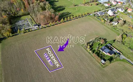 Prodej stavebního pozemku 1 133 m², Kyjovice, okres Opava