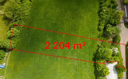Prodej stavebního pozemku 2 204 m², Holice - Kamenec, okres Pardubice