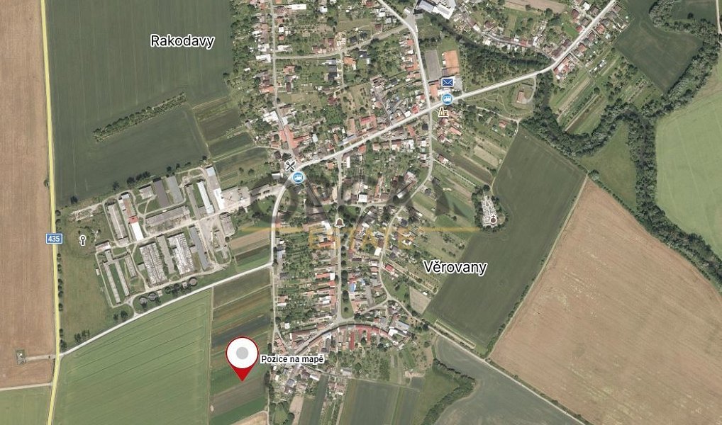 Prodej stavebního pozemku 2 682 m², Věrovany – náhled fotky 6