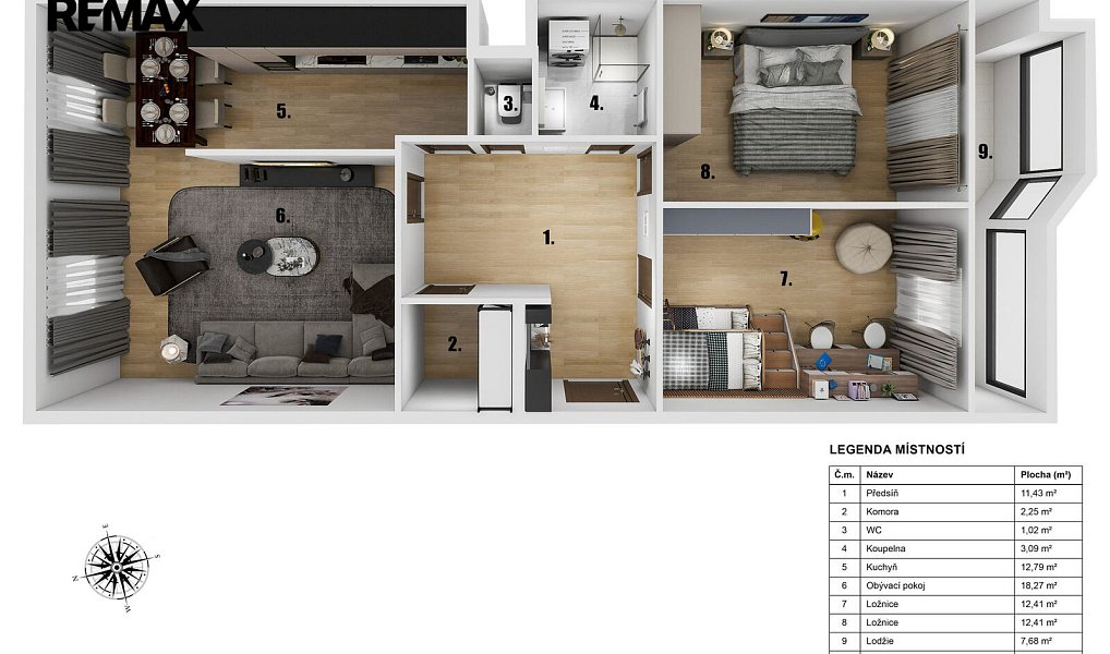 Prodej bytu 3+kk 75 m², Praha – náhled fotky 2