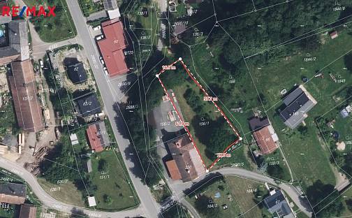 Prodej stavebního pozemku 1 222 m², Horní Třešňovec, okres Ústí nad Orlicí